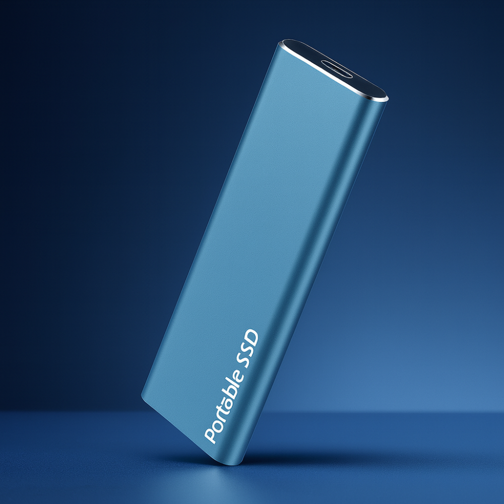Hordozható SSD 1TB - Alumínium - USB-C - Nagy Sebességű Külső Meghajtó - Mac és PC | meowbutter