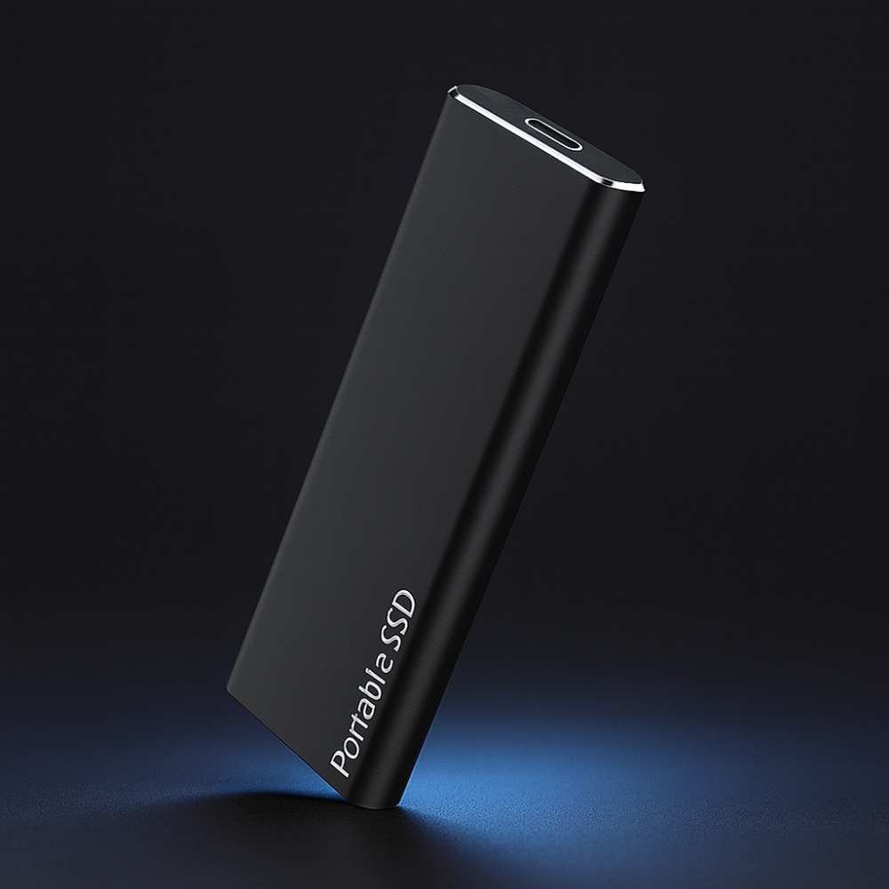 Hordozható SSD 1TB - Alumínium - USB-C - Nagy Sebességű Külső Meghajtó - Mac és PC | meowbutter