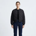 Chaqueta bomber corta acolchada Marcella — Corte corto estructurado