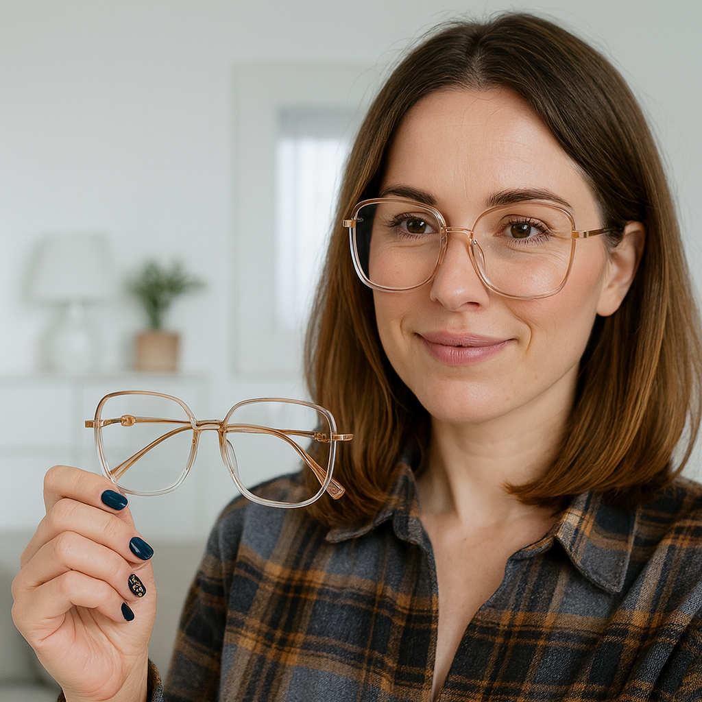 Progressive Reading Glasses — Lightweight Frame, Blue Light Blocking Optics