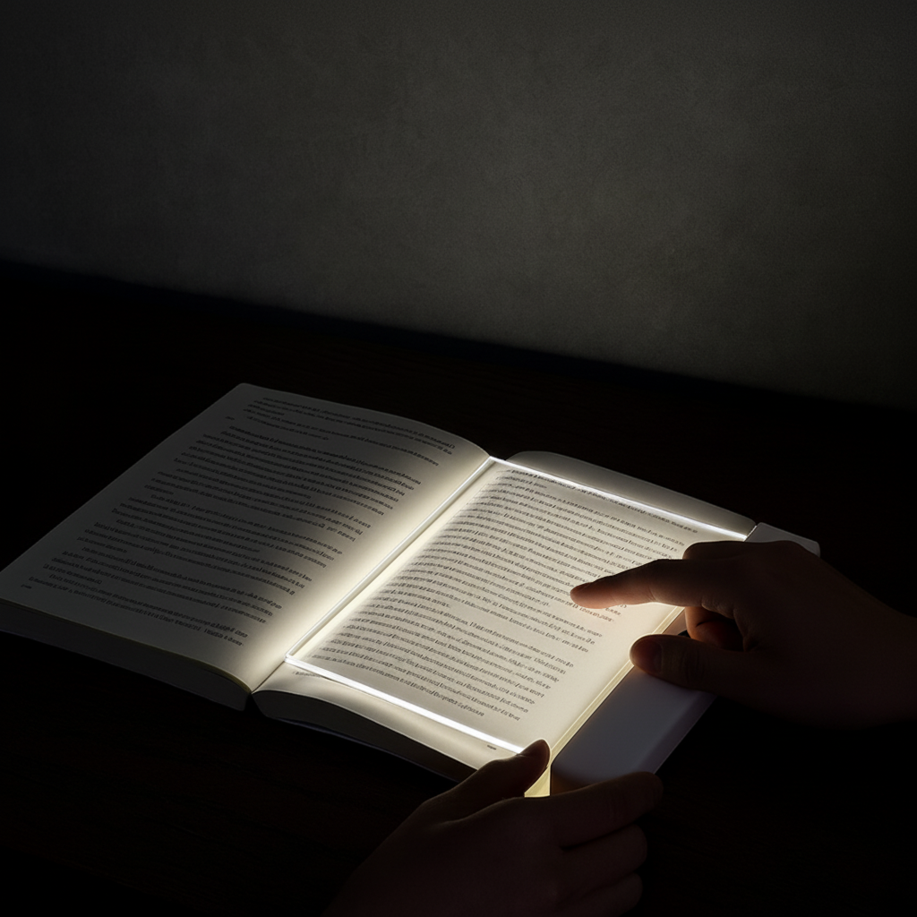Book Light LED Reading Lamp Ultra Thin USB Rechargeable | Meowbutter