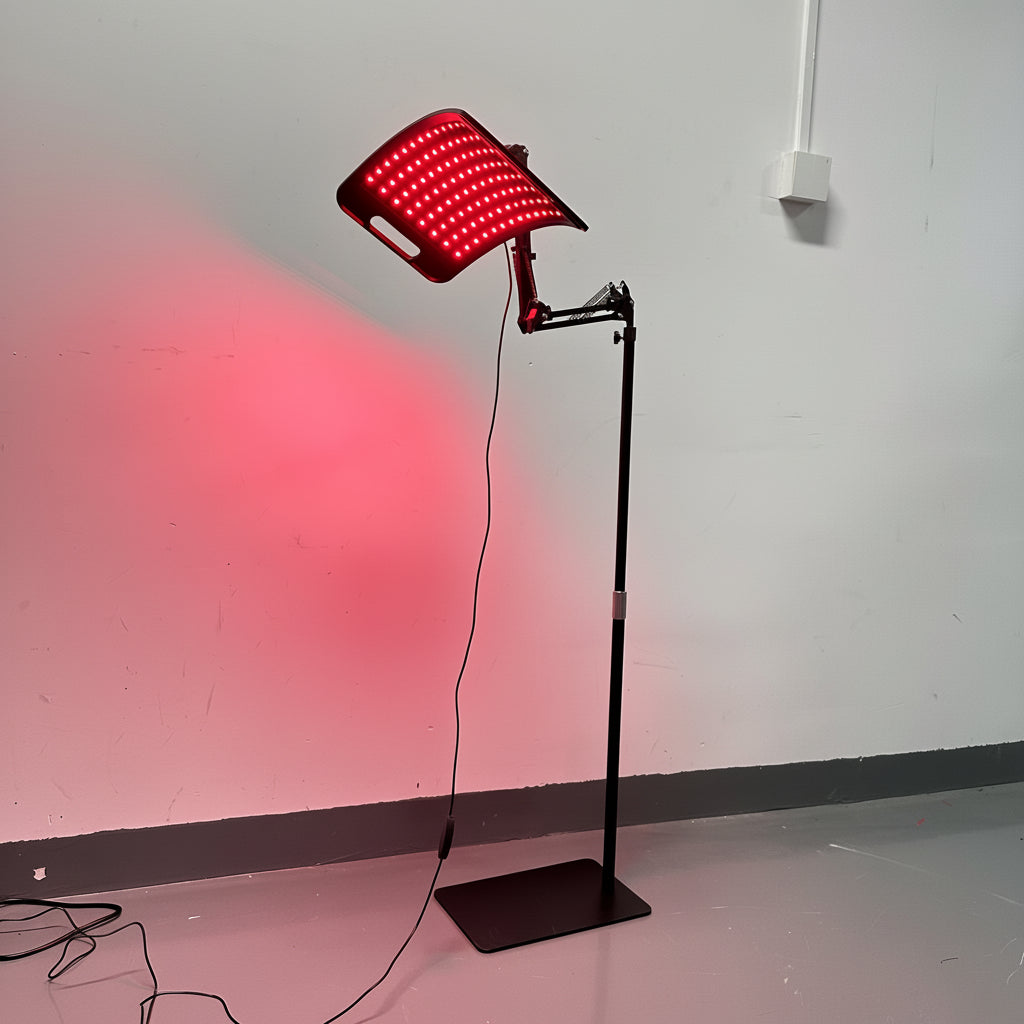 Red Light Therapy LED Panel — 660nm & 850nm Dual Wavelength on Infrared Stand