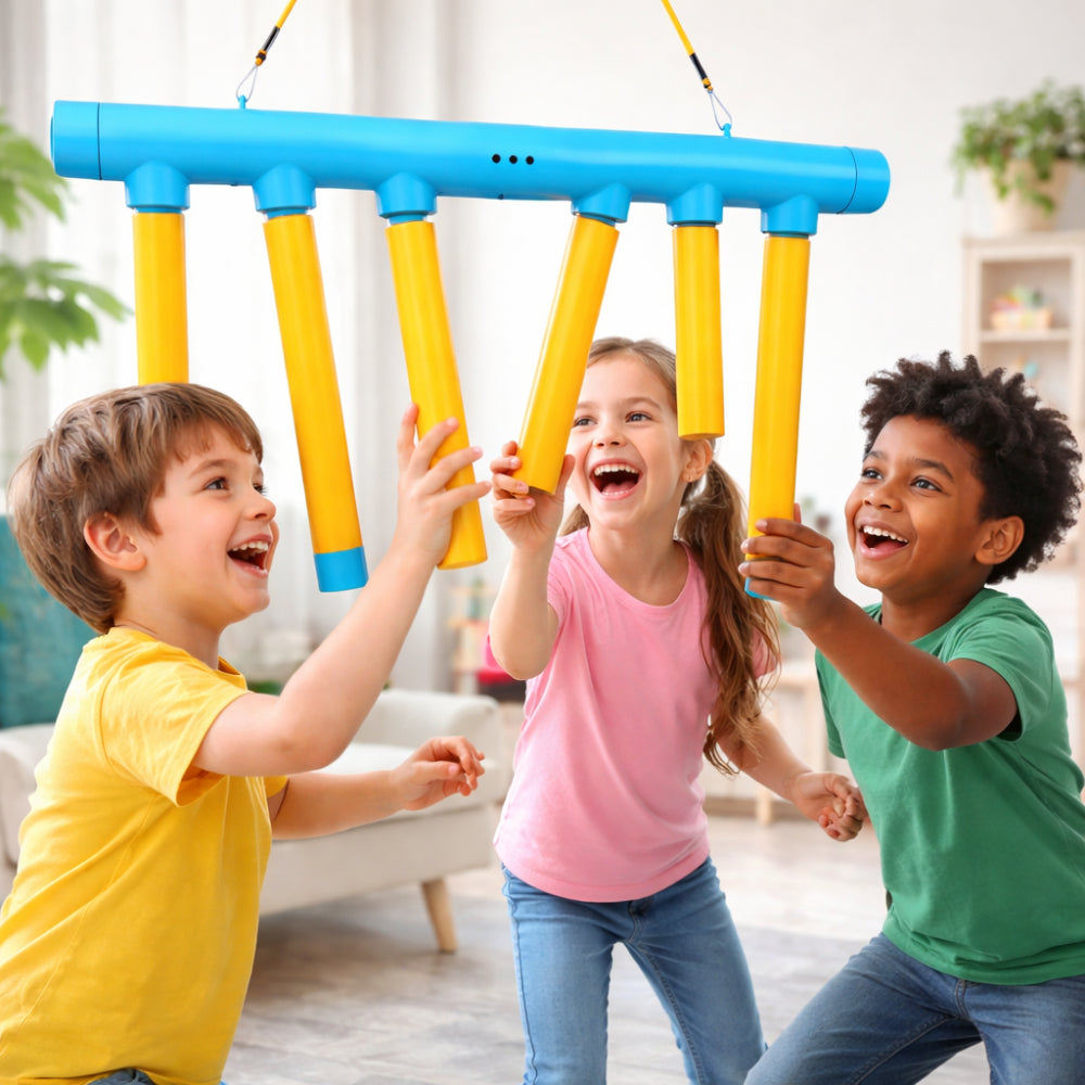 Falling Stick Reflex Challenge — Central Launcher Hand-Eye Coordination Game