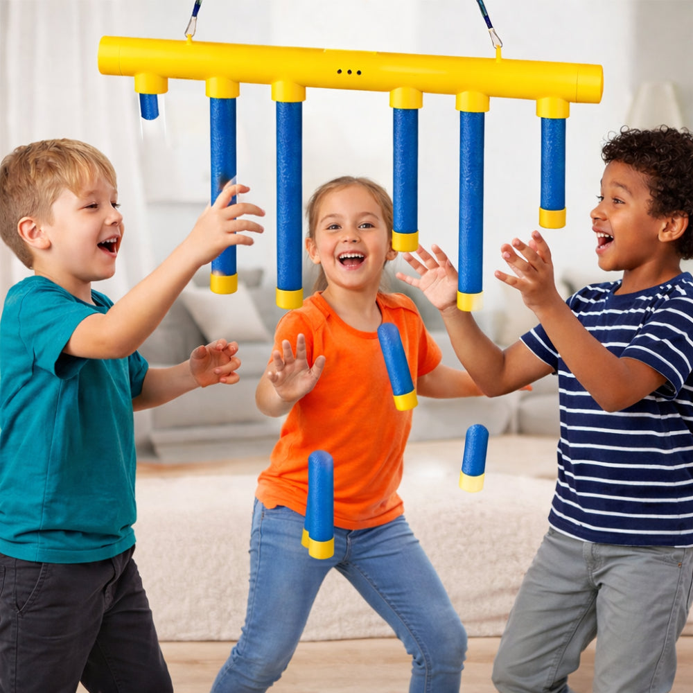 Falling Stick Reflex Challenge — Central Launcher Hand-Eye Coordination Game