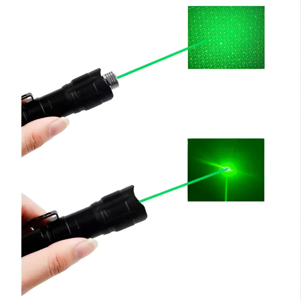 Puntatore Laser Ricaricabile a Lungo Raggio Verde Strumento di Precisione | Meowbutter
