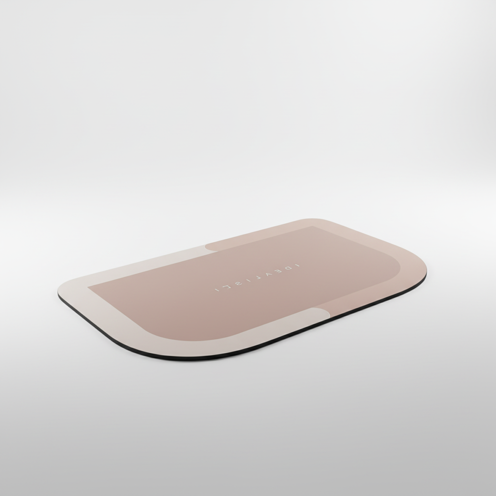 Tappetino da bagno rettangolare BathLuxeon — Design assorbente antiscivolo