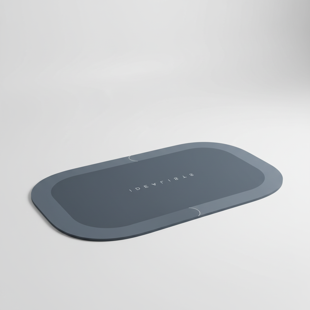 Tappetino da bagno rettangolare BathLuxeon — Design assorbente antiscivolo