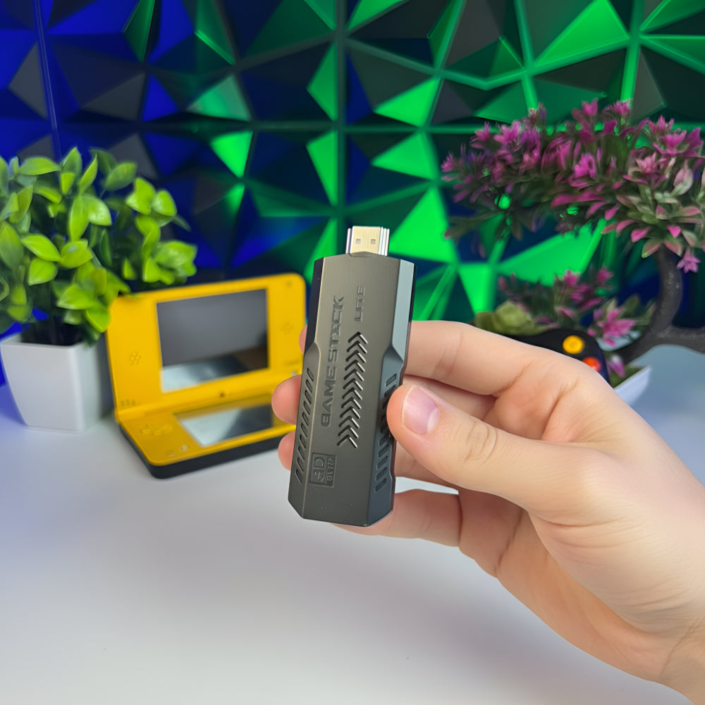 Plug and Play retro játékkonzol — kompakt HDMI-kialakítás, előre betöltött klasszikus játékok