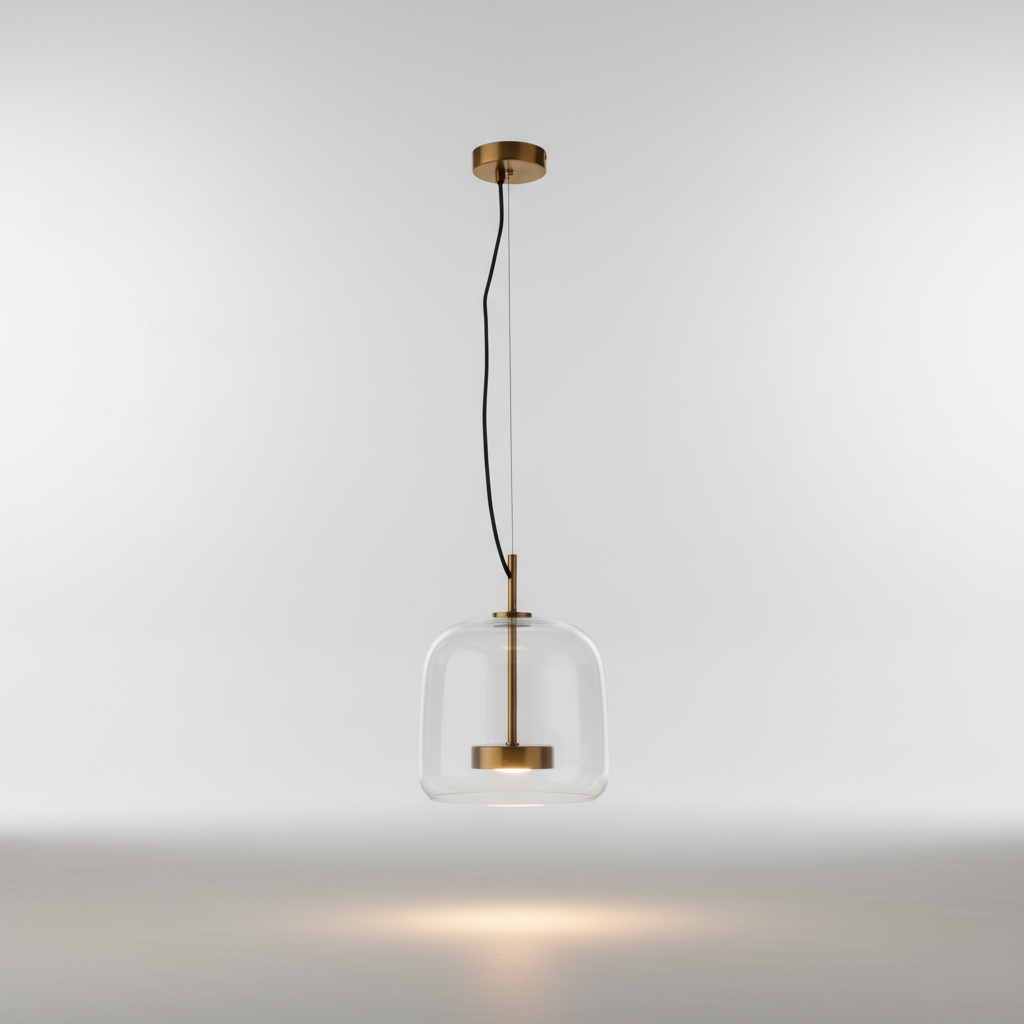 Lampă suspendată retro HangingGleam — Lampă suspendată cu lumină ambientală caldă