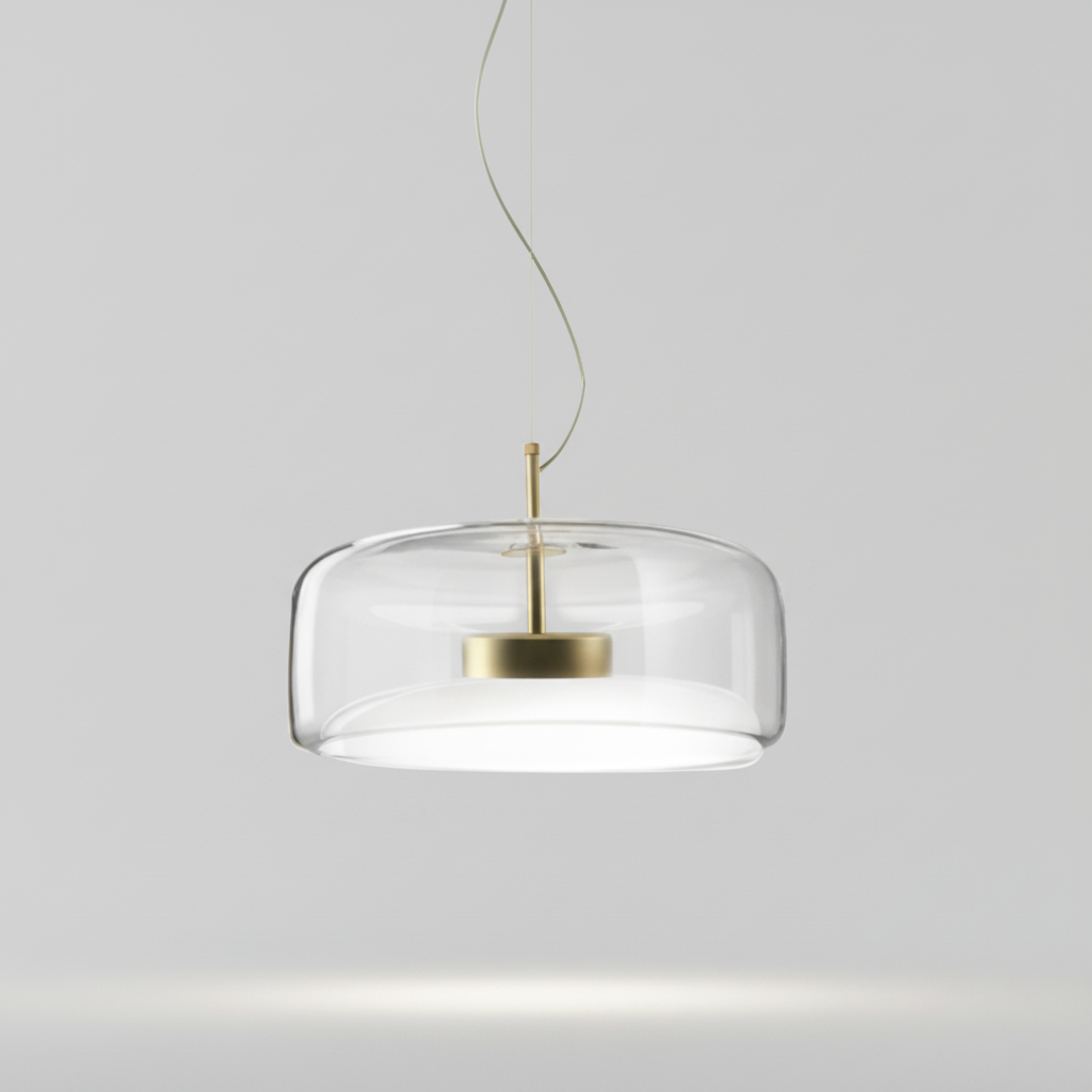 Lampă suspendată retro HangingGleam — Lampă suspendată cu lumină ambientală caldă