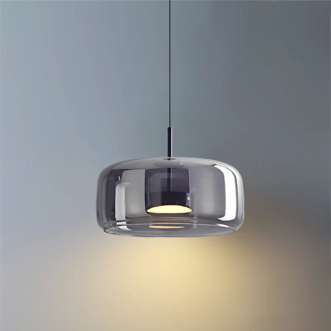 Lampă suspendată retro HangingGleam — Lampă suspendată cu lumină ambientală caldă