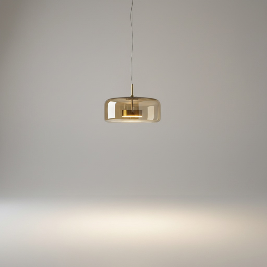 Lampă suspendată retro HangingGleam — Lampă suspendată cu lumină ambientală caldă