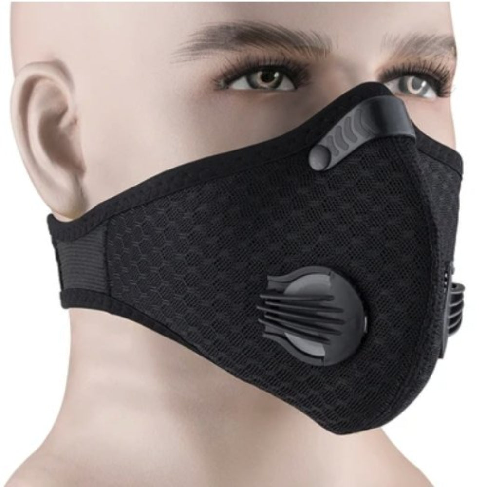Face Mask Reusable Ventilation Filter Active Outdoor Protection | Meowbutter