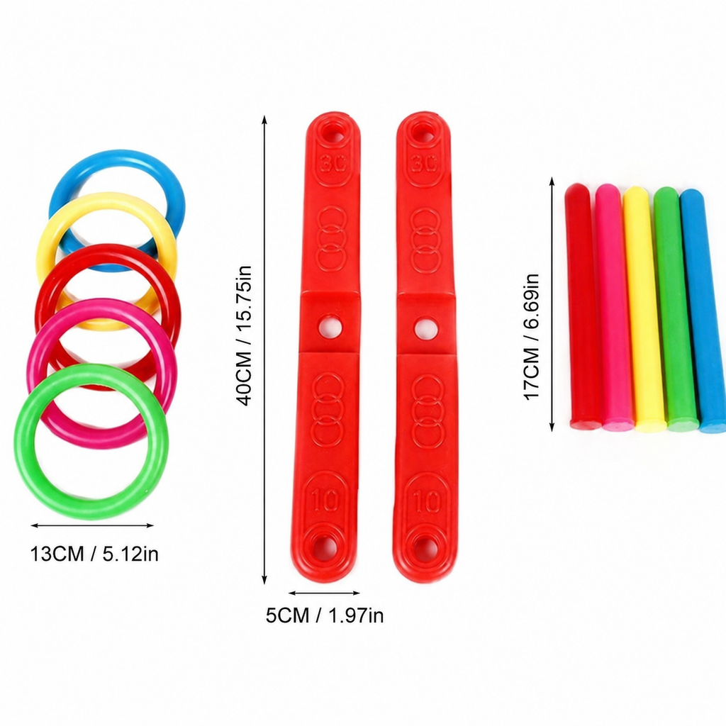 Ring Toss Outdoor Game Portable Family Party Set | Meowbutter