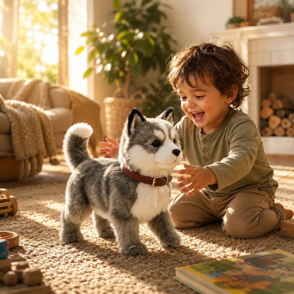 Robot Dog Interactive Dog Toy Robot Puppy Walking Tail Wagging | Meowbutter