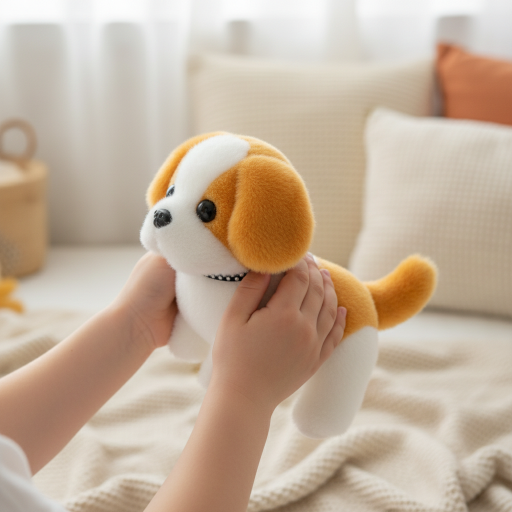 Giocattolo Robot Cane Interattivo Peluche Cucciolo con Movimento e Abbaio | Meowbutter