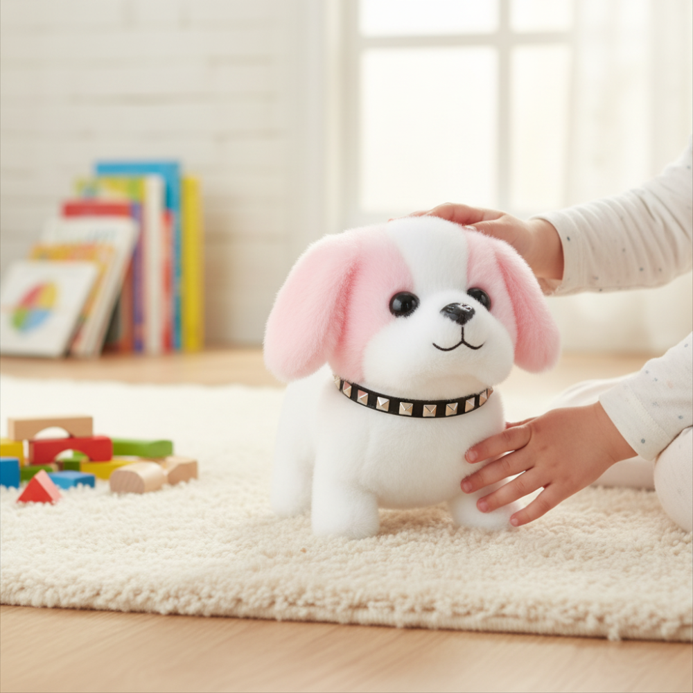 Giocattolo Robot Cane Interattivo Peluche Cucciolo con Movimento e Abbaio | Meowbutter