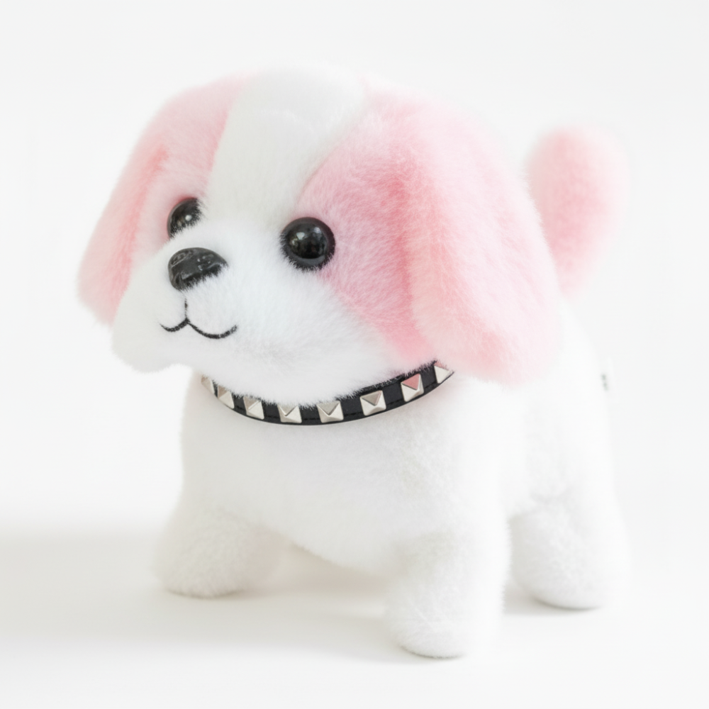 Perro robot de peluche sensible al movimiento — Juguete electrónico interactivo con ladridos