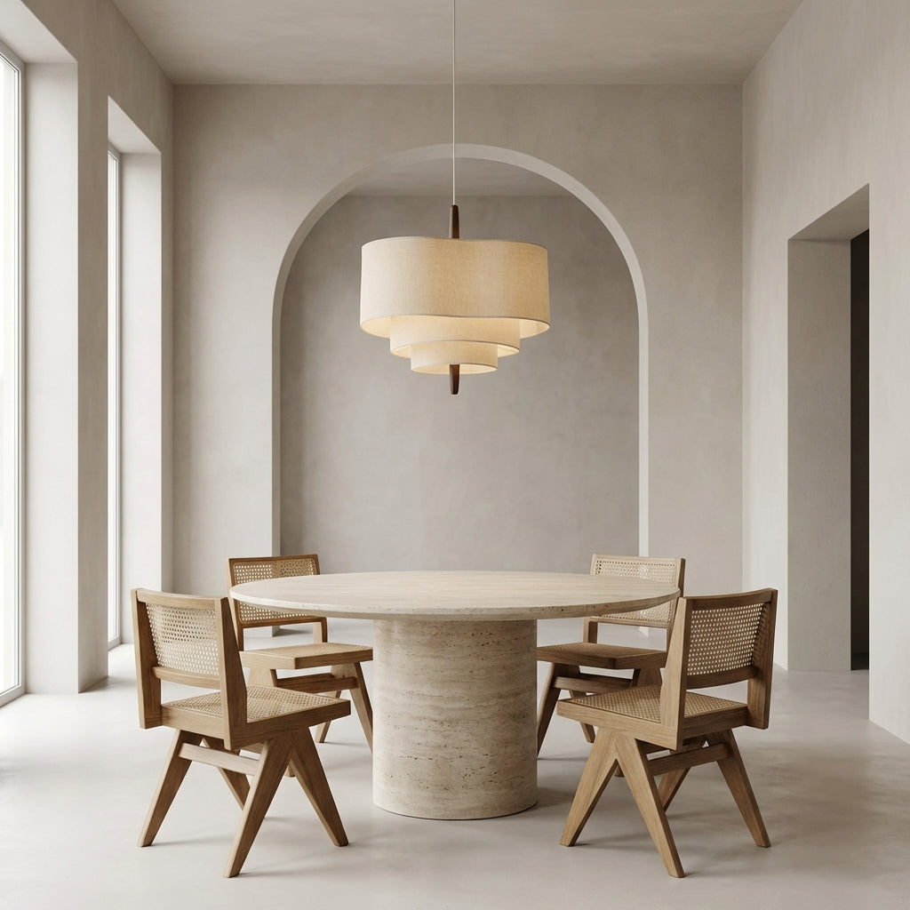 RondoLight Scandinavian Style Organic Ceiling Light