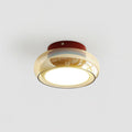 Lampada da soffitto a plafoniera in vetro retrò giugno | Lampada LED da interno | Meowbutter