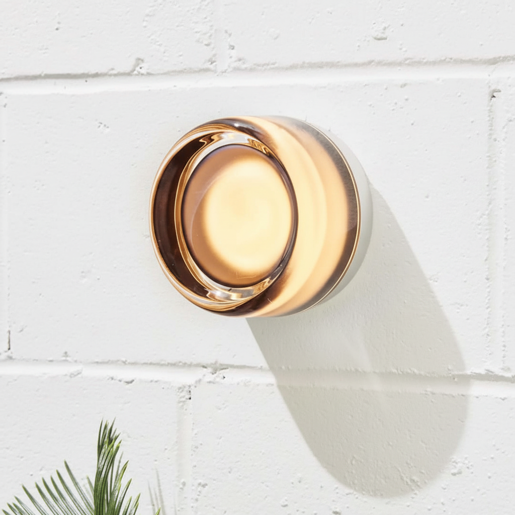 HaloSphere Round Compact LED Mood Light — Warm Ambient Glow