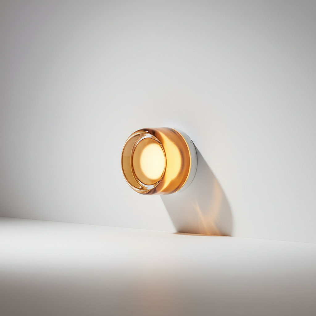 HaloSphere Round Compact LED Mood Light — Warm Ambient Glow