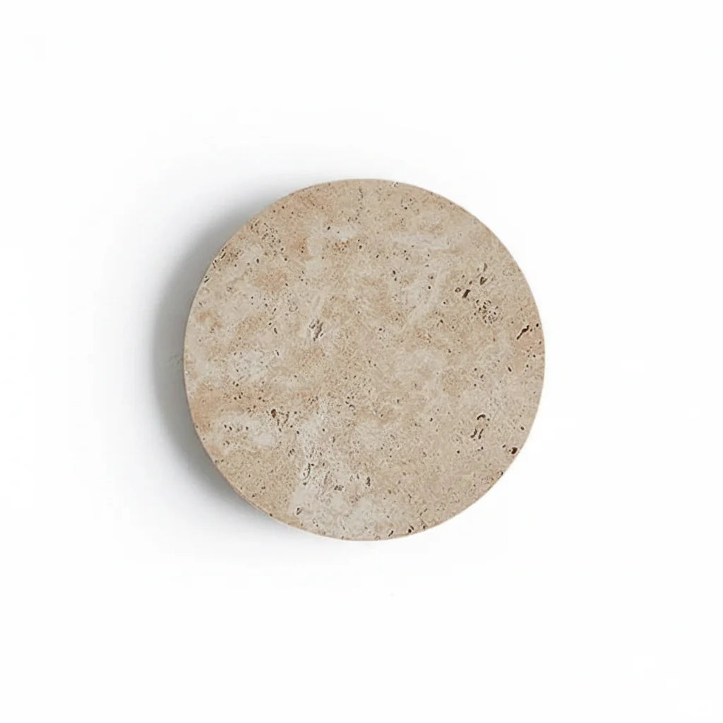 Luz de pared LED de travertino amarillo Wabi Sabi | meowbutter
