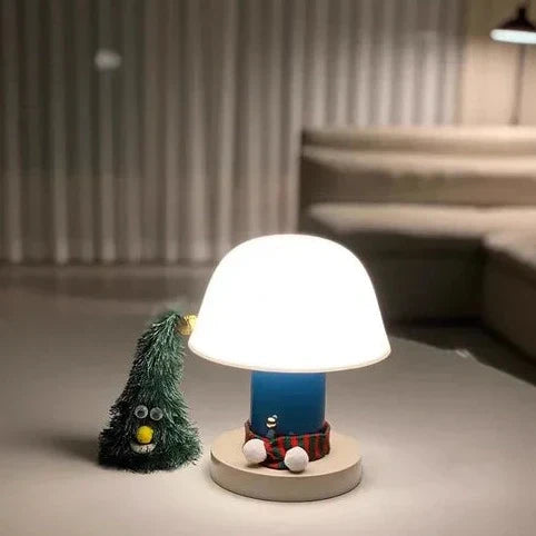 Mushroom Table Lamp | Modern Rechargeable LED Light | Meowbutter