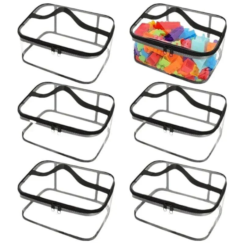 High Capacity Clear Mesh Storage Tote