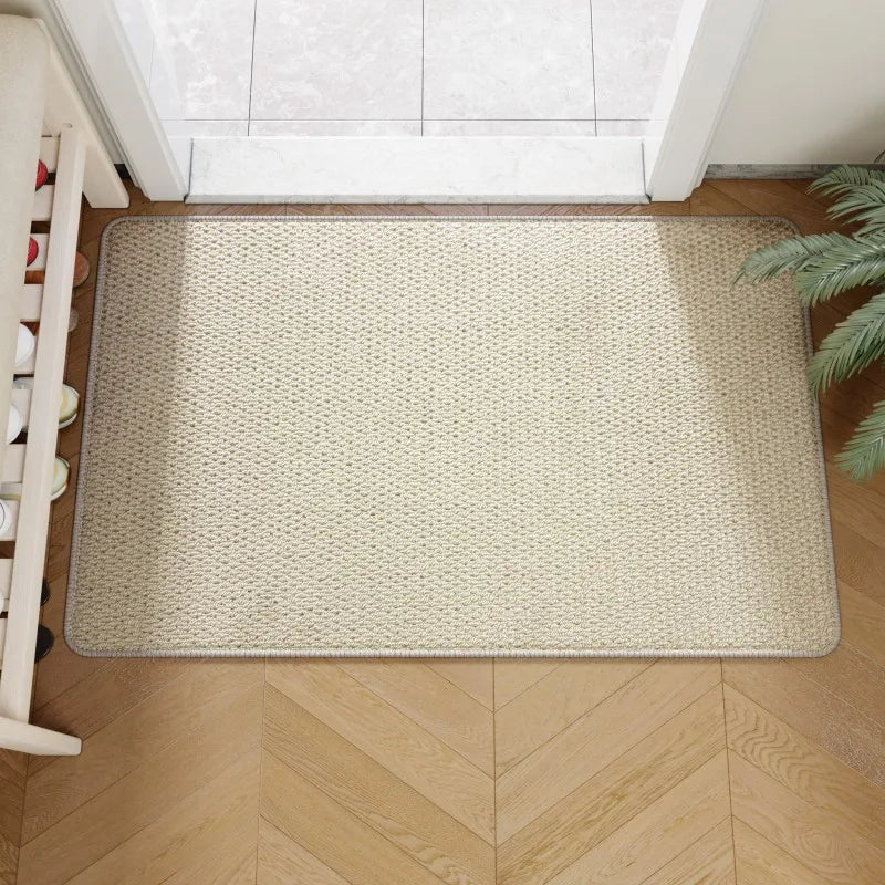 Faux Jute Outdoor Doormat | Durable Entrance Rug | Meowbutter
