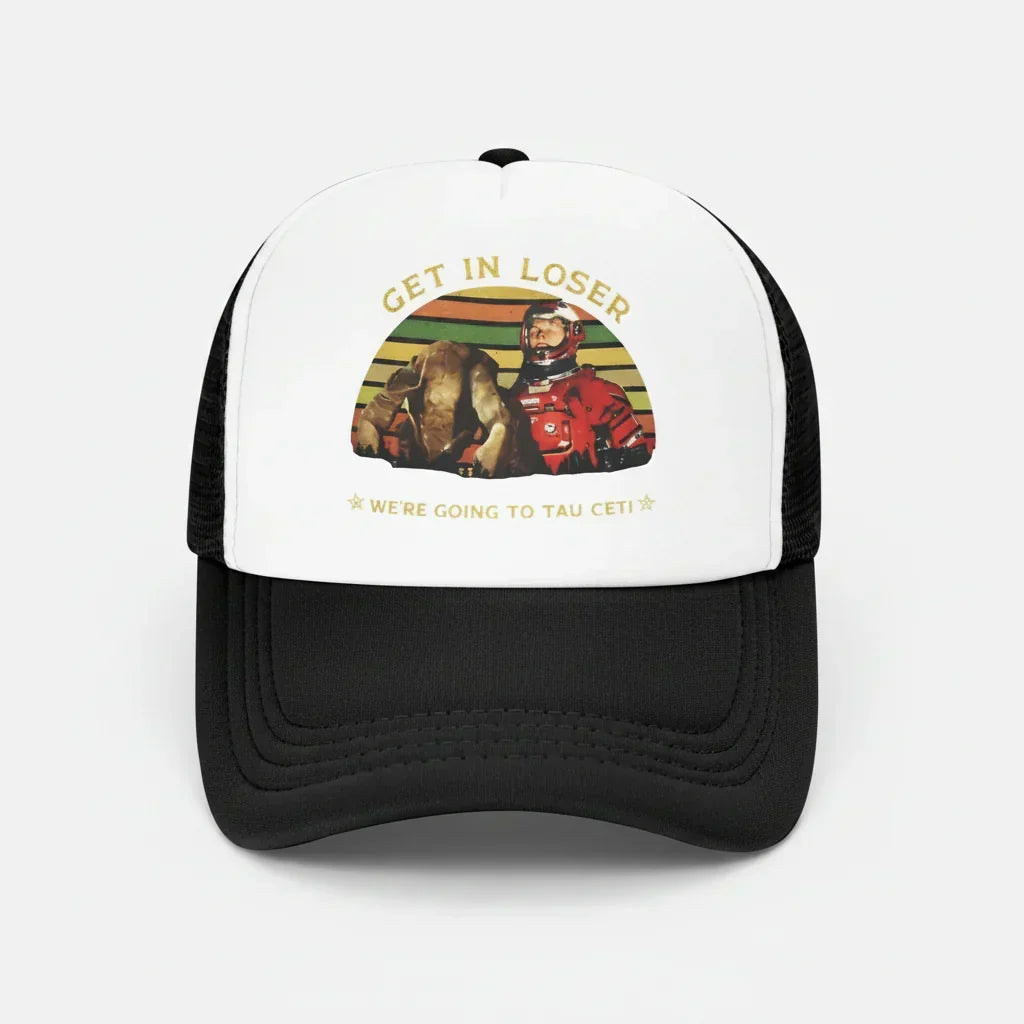 Project Rocky Structured Trucker Cap — Breathable Mesh Back, Adjustable Snapback Closure