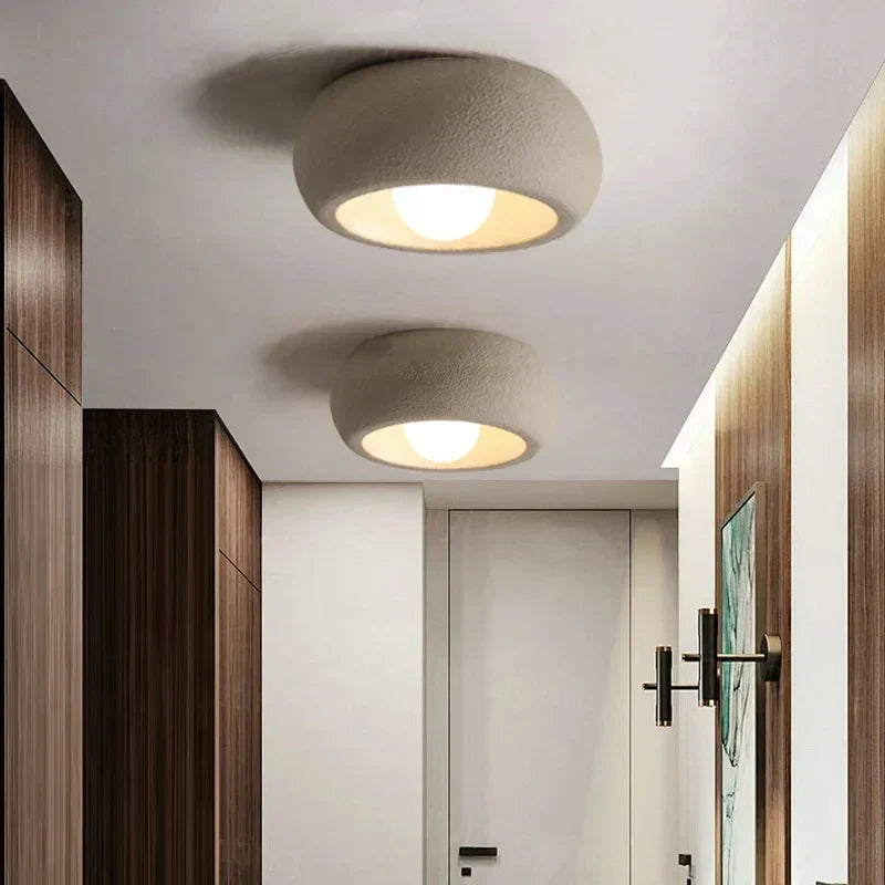 Minimalist Circular Ceiling Lamp | Modern Flush-Mount Light | Meowbutter