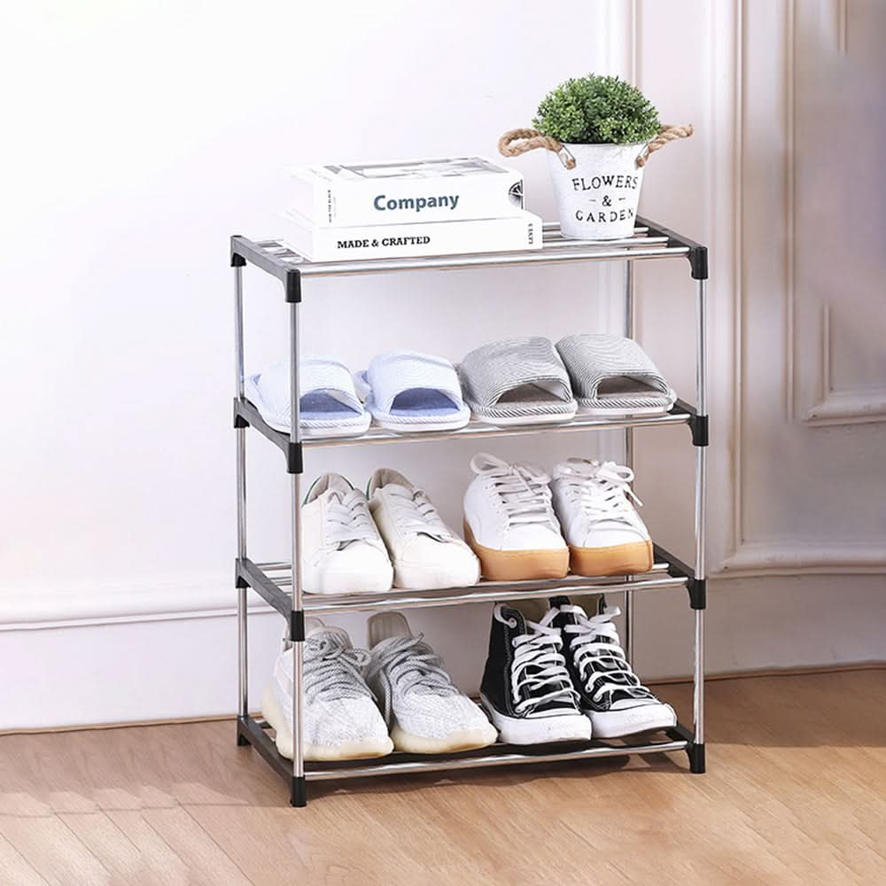 Haushalts-Schuhregal mit mehrstufigem Stauraum | meowbutter