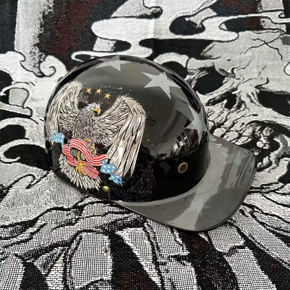 Casco Mezzo Retro Anni '90 – Stile Vintage da Strada - Meowbutter