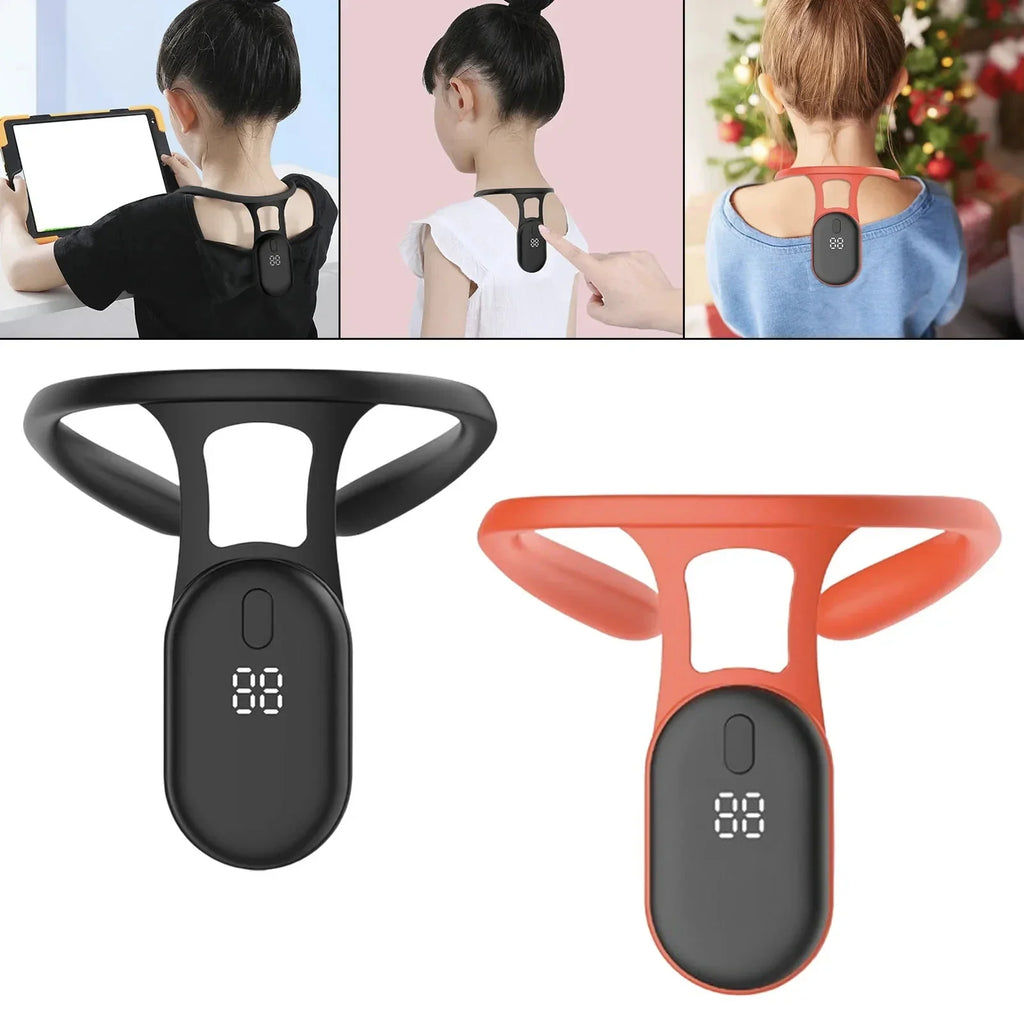 Inteligentne przypomnienie o postawie - mikrodrgania - silikon spożywczy - ładowanie USB - czarny | meowbutter