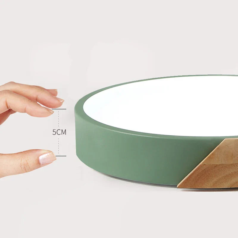 Lampada da soffitto a LED | Design moderno nordico in legno | Meowbutter