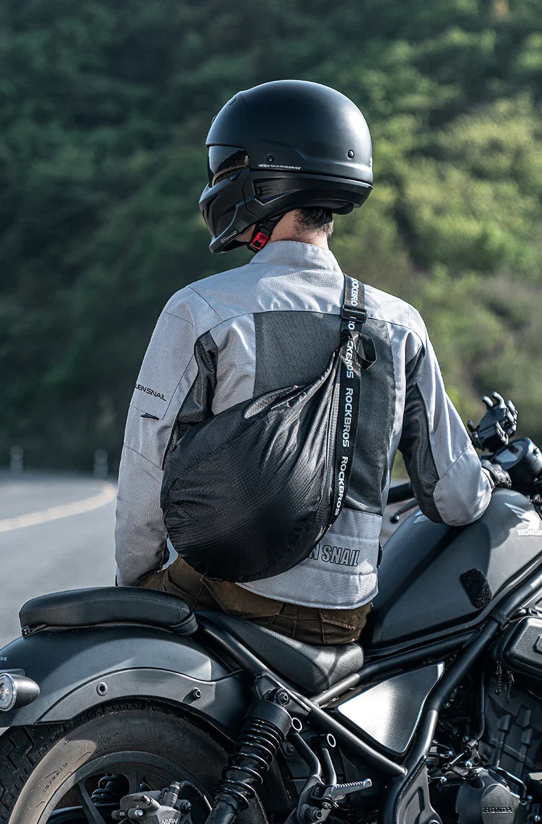 Plecak na kask motocyklowy Duża pojemność Torby podróżne Odblaskowe | meowbutter