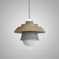 Nordic Wood Pendant Light | Colourful Macaron Design | Meowbutter