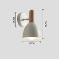 Nordic Wooden Wall Lamp | Adjustable Bedside Light | Meowbutter