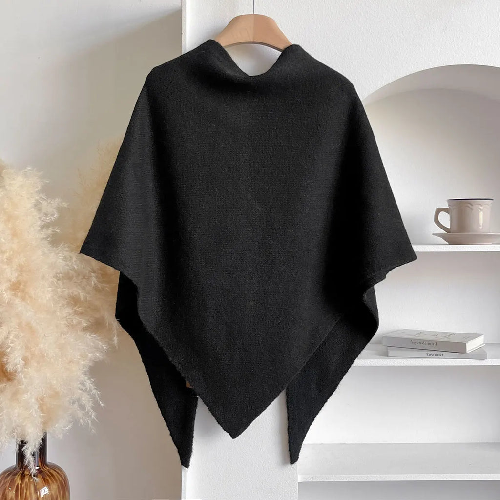 The Fleece Shawl With Elegant Draping And Lightweight Warmth