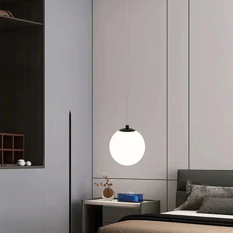 Luna Pendant Light | Nordic Modern Glass Globe Design | Meowbutter