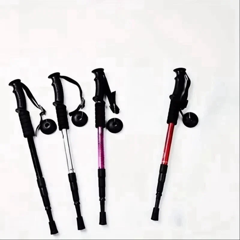 Trekking Poles - Ultralight Foldable Design - Shock Absorption Hiking Aid | meowbutter