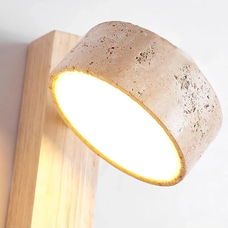Éclat Wall Lamp | French Wabi-Sabi Headboard Light with Pull Switch | Meowbutter