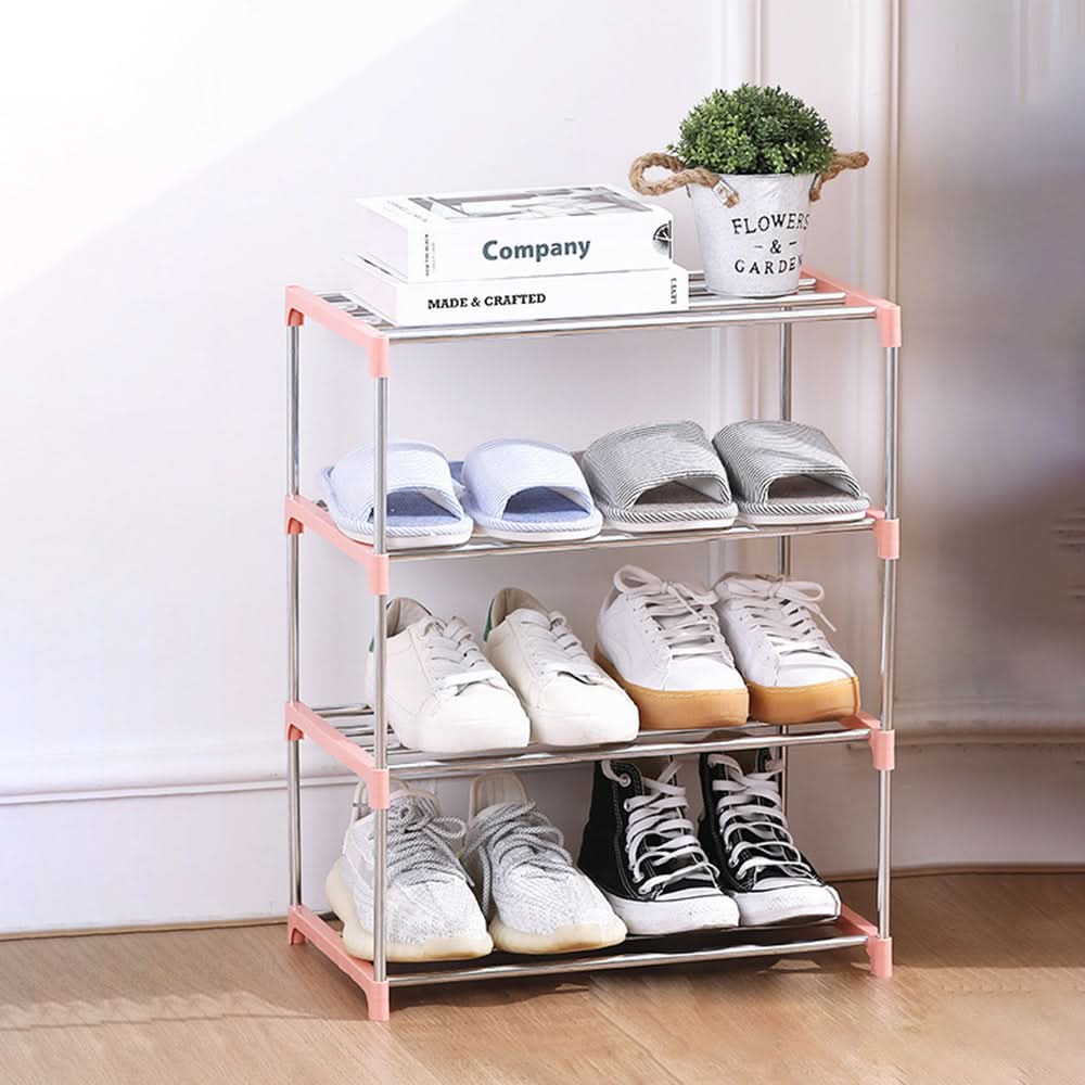 Haushalts-Schuhregal mit mehrstufigem Stauraum | meowbutter