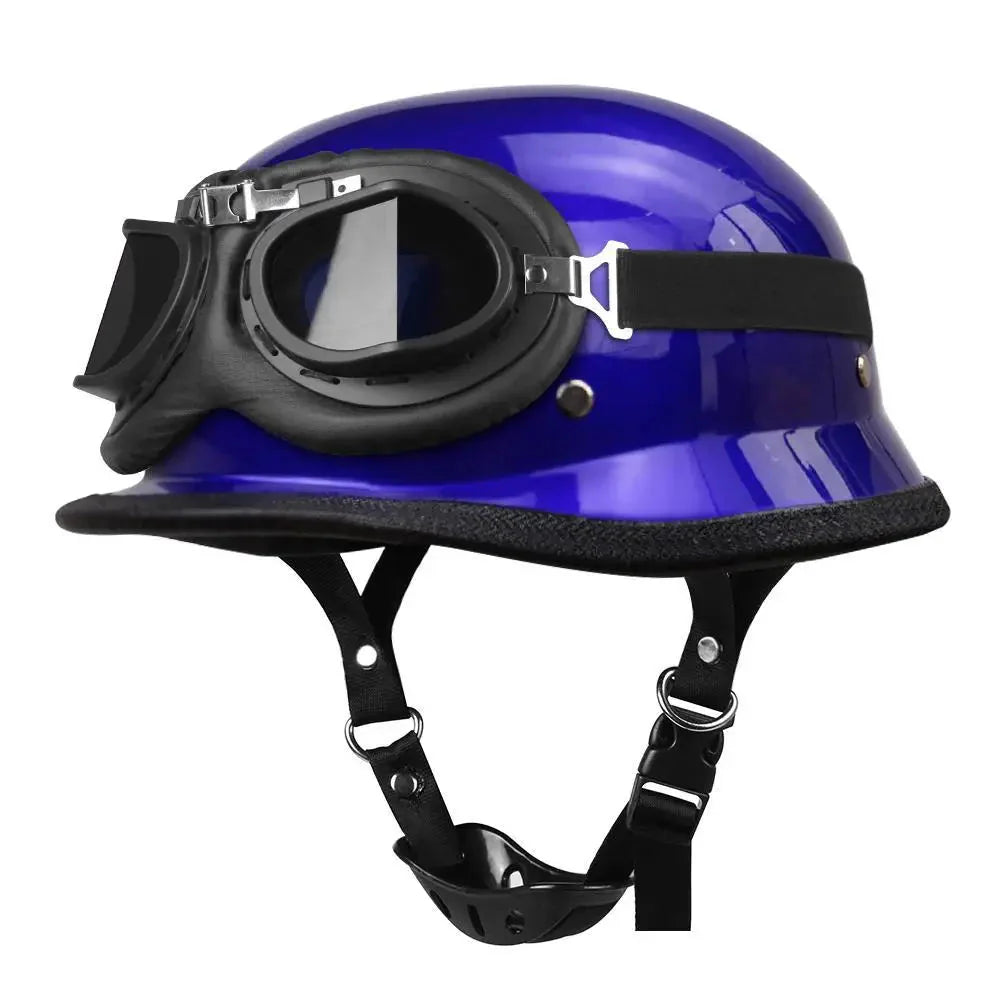 DOT Certification Half Helmet Retro Motorcycle - Meowbutter