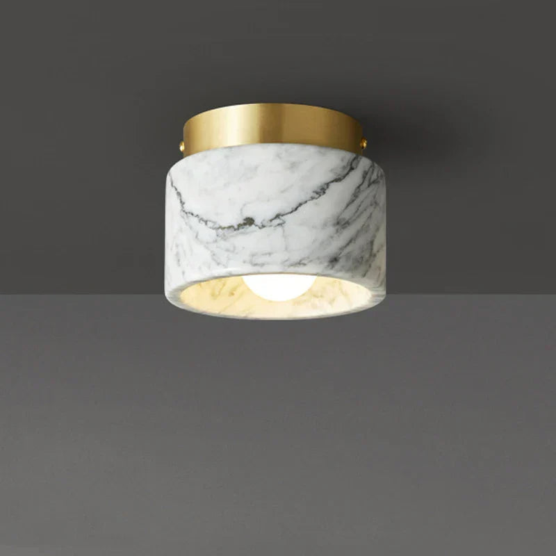 Lampada da soffitto in marmo nordico | Faretto moderno con finitura in pietra | Meowbutter