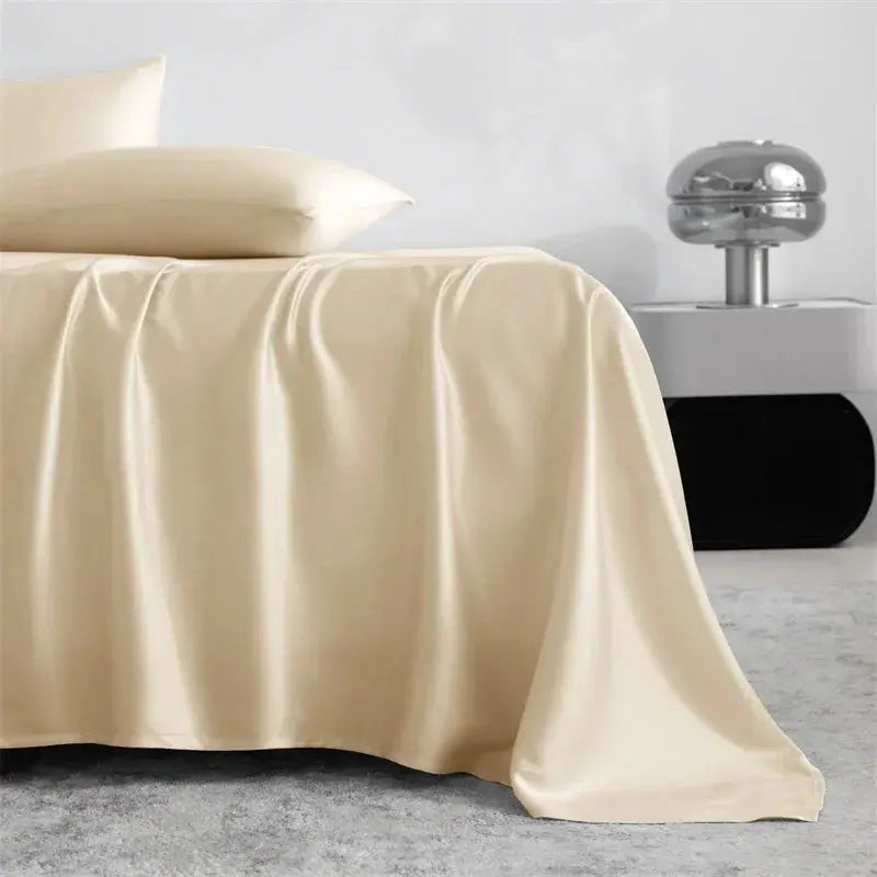 4-Piece Bamboo Sheets Set Silky Soft And Breathable For All Season Comfort