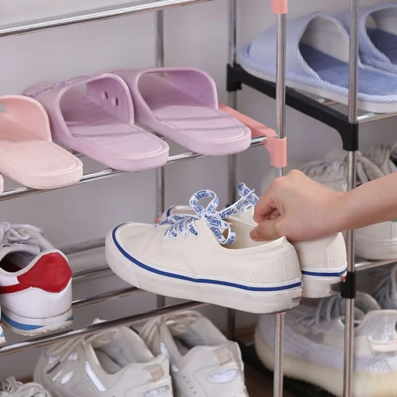 Haushalts-Schuhregal mit mehrstufigem Stauraum | meowbutter
