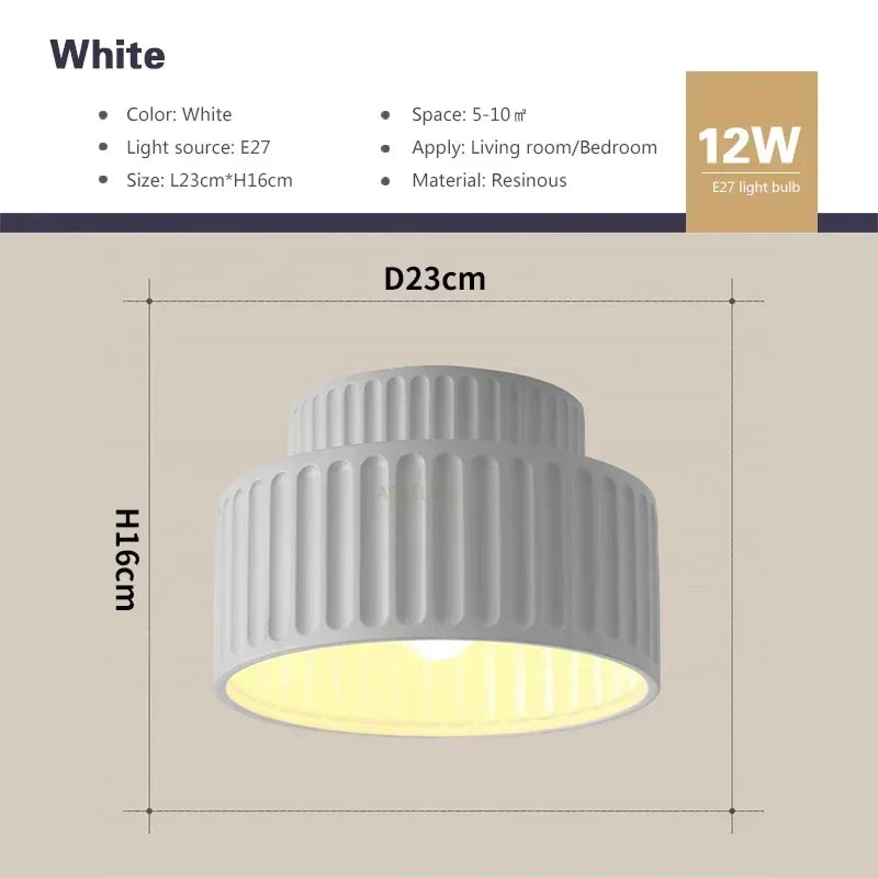 Nordic Ripple Ceiling Light | Sculptural Form, Soft Illumination | Meowbutter