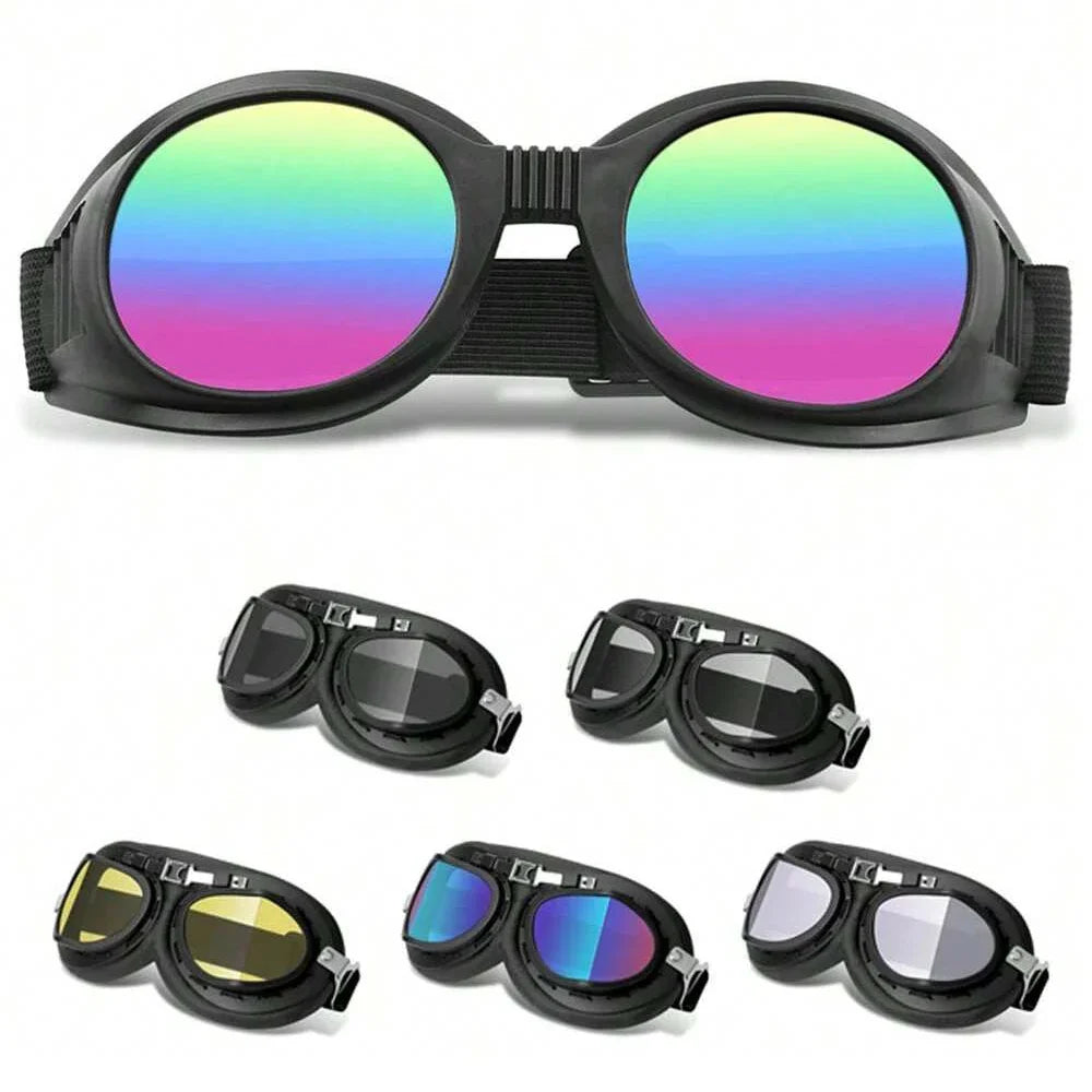Motorcycle Leather Retro Goggles | meowbutter